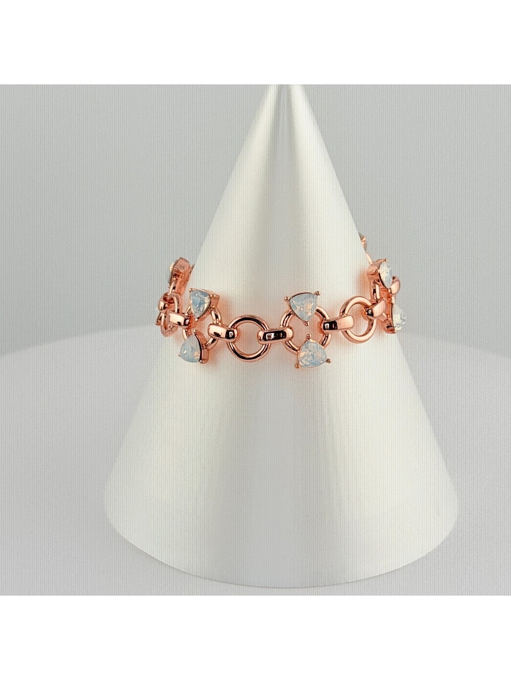 Bomb Party Single Stack Pulley Bracelet - on Rose Gold #58